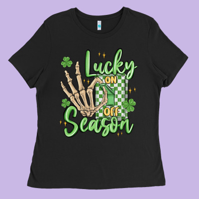 Lucky Season Ladies Tee Designed By Maliassmallbusiness