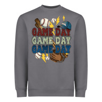 Storm Game Day lightning bolt Baseball Heavyweight Sweatshirt - HowdyJamesFarm