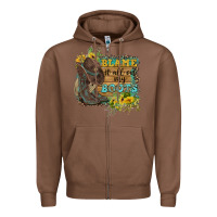 Chestnut Blame It All On My Boots Zipper Hoodie - FaDigitalArtStudio
