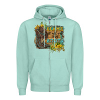 Seafoam Blame It All On My Boots Zipper Hoodie - FaDigitalArtStudio