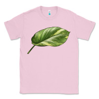 Bubblegum Pink Golden Pothos Leaf Classic Tee - LillyAllenDesigns