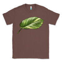 Chestnut Golden Pothos Leaf Classic Tee - LillyAllenDesigns