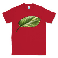 Red Golden Pothos Leaf Classic Tee - LillyAllenDesigns