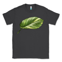 Smoke Golden Pothos Leaf Classic Tee - LillyAllenDesigns