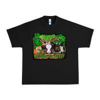 Black st patricks cows heifers go lucky Urban Heavy Tee - Jasminsmagicworld