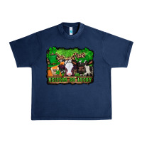 Navy st patricks cows heifers go lucky Urban Heavy Tee - Jasminsmagicworld