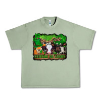 Oil Green st patricks cows heifers go lucky Urban Heavy Tee - Jasminsmagicworld