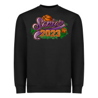 Black Senior 2023 basketball Heavyweight Sweatshirt - HowdyJamesFarm