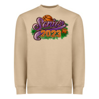 Mushroom Senior 2023 basketball Heavyweight Sweatshirt - HowdyJamesFarm