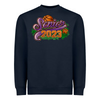 Navy Senior 2023 basketball Heavyweight Sweatshirt - HowdyJamesFarm