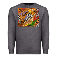 Charcoal Heather safari patterns tumbler Premium Sweatshirt - BundleAndBundleShop
