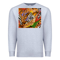 Heather Grey safari patterns tumbler Premium Sweatshirt - BundleAndBundleShop