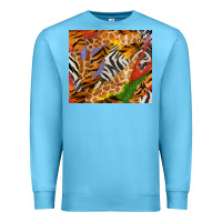 Ocean Blue safari patterns tumbler Premium Sweatshirt - BundleAndBundleShop