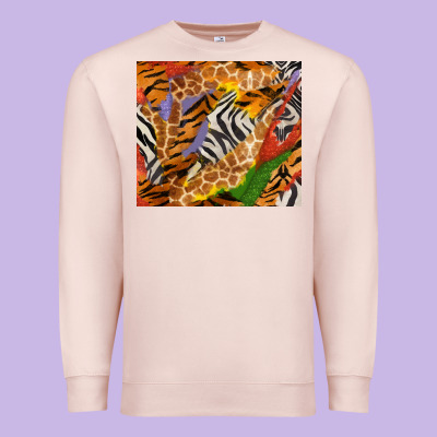 Safari Patterns Tumbler Premium Sweatshirt Designed By Bundleandbundleshop