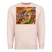 Pale Pink safari patterns tumbler Premium Sweatshirt - BundleAndBundleShop