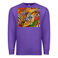 Purple safari patterns tumbler Premium Sweatshirt - BundleAndBundleShop
