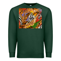 Sports Green safari patterns tumbler Premium Sweatshirt - BundleAndBundleShop