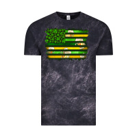 Cloud Black st patrick's day american flag Vintage Tee - Artiststas