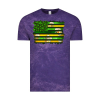Cloud Purple st patrick's day american flag Vintage Tee - Artiststas