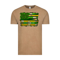 Vintage Coffee st patrick's day american flag Vintage Tee - Artiststas
