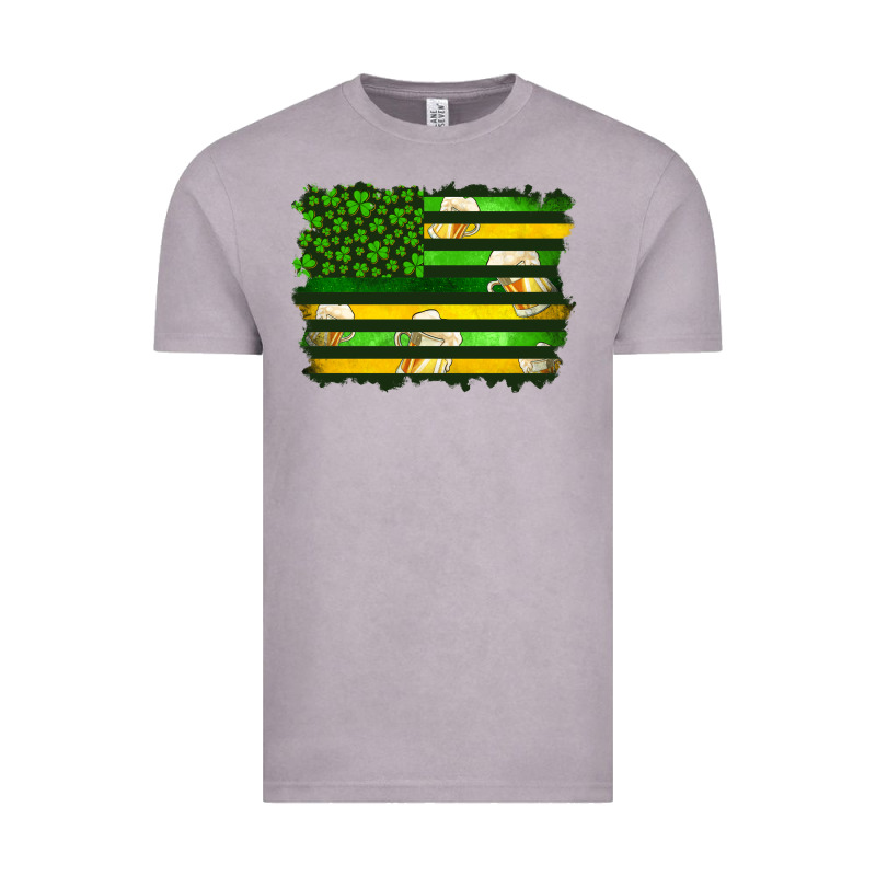 St Patrick's Day American Flag Vintage Tee by Artiststas | Teevron