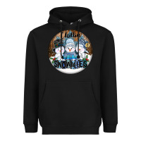 Black Chillin With My Snowmies Heavyweight Hoodie - FaDigitalArtStudio