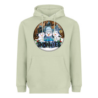 Matcha Chillin With My Snowmies Heavyweight Hoodie - FaDigitalArtStudio