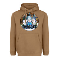 Toasted Coconut Chillin With My Snowmies Heavyweight Hoodie - FaDigitalArtStudio