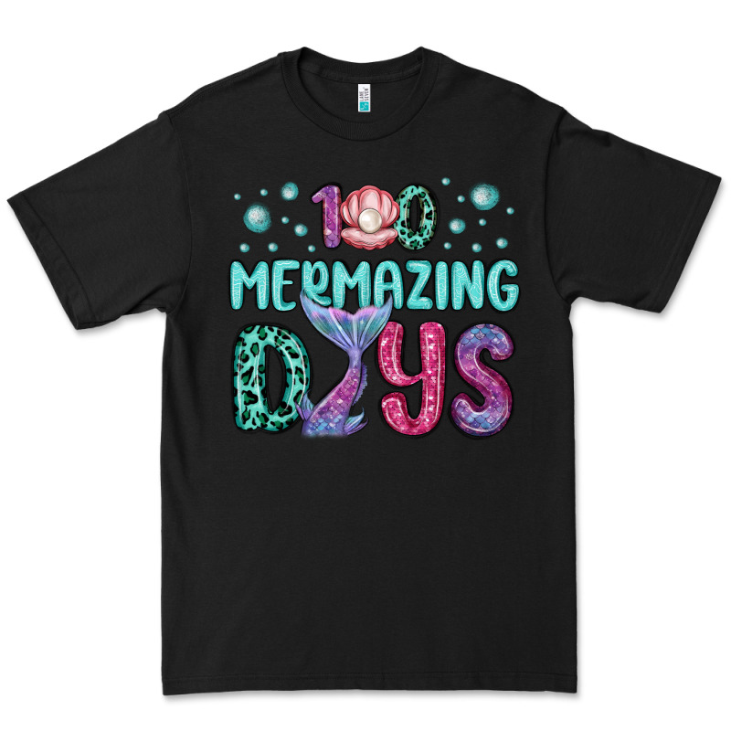100 Mermazing Days Premium Tee by MaliasSmallBusiness | Teevron