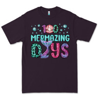 Plum 100 mermazing days Premium Tee - MaliasSmallBusiness