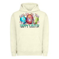 Pigment Pistachio happy easter day eggs nurse Urban Hoodie - RacoonDesign