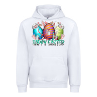 White happy easter day eggs nurse Urban Hoodie - RacoonDesign