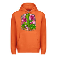 Carrot breast cancer cactus Premium Hoodie - FaDigitalArtStudio
