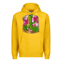 Lemon breast cancer cactus Premium Hoodie - FaDigitalArtStudio