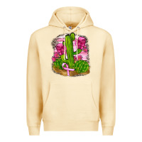 Pina Colada breast cancer cactus Premium Hoodie - FaDigitalArtStudio