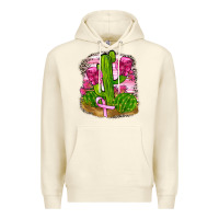 Sandshell breast cancer cactus Premium Hoodie - FaDigitalArtStudio