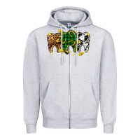 Heather Grey St. Patrick's Day Dental Zipper Hoodie - OliviaCreatesArt