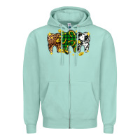 Seafoam St. Patrick's Day Dental Zipper Hoodie - OliviaCreatesArt
