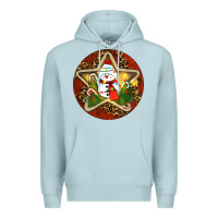 Blue Mist Snowman Christmas Premium Hoodie - RanaPortraitStore