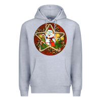 Heather Grey Snowman Christmas Premium Hoodie - RanaPortraitStore