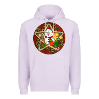 Lilac Snowman Christmas Premium Hoodie - RanaPortraitStore