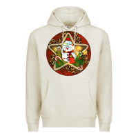 Oatmeal Heather Snowman Christmas Premium Hoodie - RanaPortraitStore