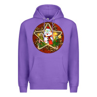 Purple Snowman Christmas Premium Hoodie - RanaPortraitStore