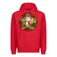 Red Snowman Christmas Premium Hoodie - RanaPortraitStore