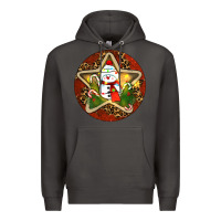 Smoke Snowman Christmas Premium Hoodie - RanaPortraitStore