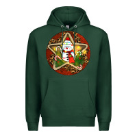 Sports Green Snowman Christmas Premium Hoodie - RanaPortraitStore