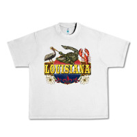 Lunar Rock louisiana state Urban Heavy Tee - BarkalooDesign