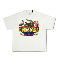 Pistachio louisiana state Urban Heavy Tee - BarkalooDesign