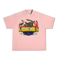 Salmon louisiana state Urban Heavy Tee - BarkalooDesign