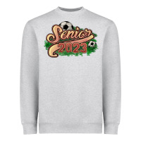 Heather Grey Senior 2023 Soccer Heavyweight Sweatshirt - HowdyJamesFarm